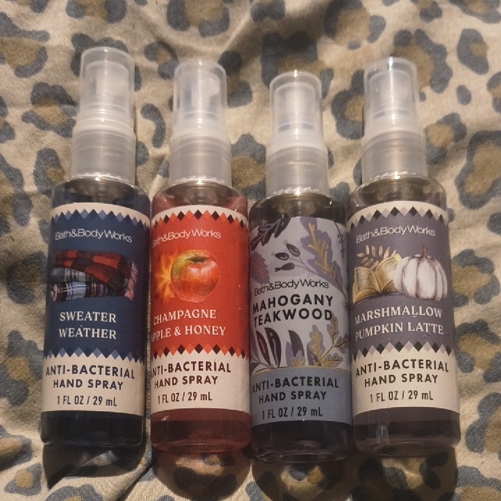 Bath & Body Works Hand Collection - Blue, Red, Purple, Cream